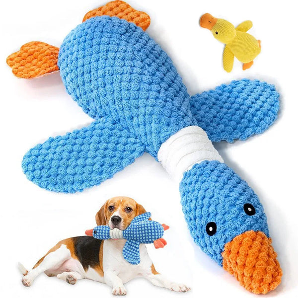 PetJoy Happy Goose - Squeaky Plush Dog Toy