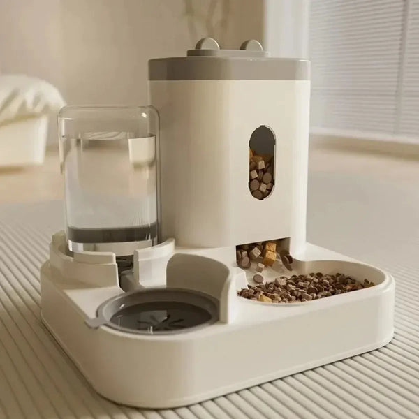 Automatic Pet Feeder & Water Dispenser Bowl – Large Capacity for Cats & Dogs